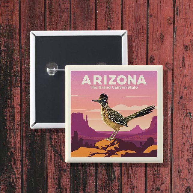 Vintage Arizona 15 Cm Square Badge (Creator Uploaded)