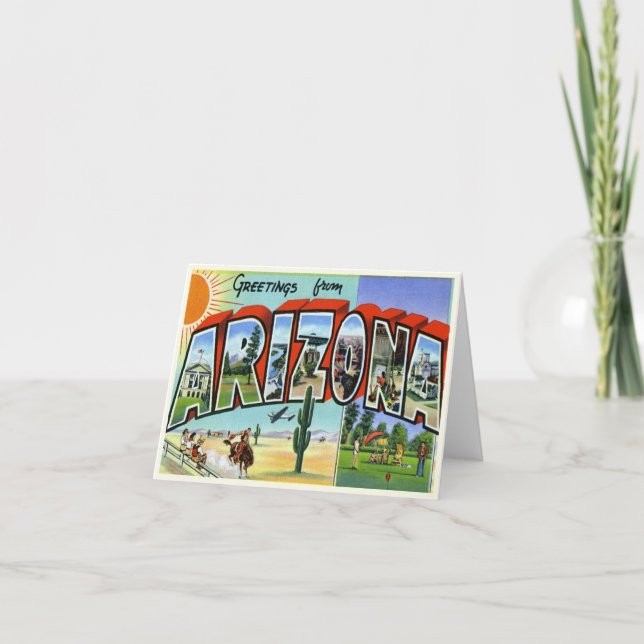 Vintage Arizona Card (Front)