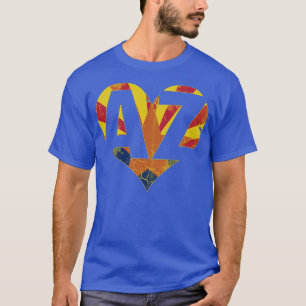 Vintage Arizona Heart Flag AZ Arizonian T-Shirt
