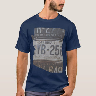 Vintage Arizona License Plates T-Shirt