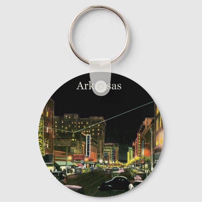 Vintage Arkansas Key Ring (Front)