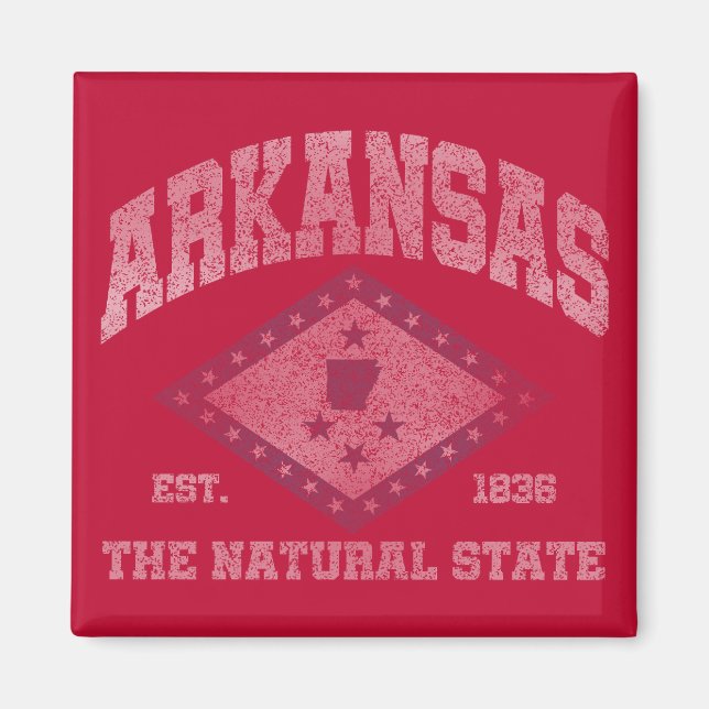 Vintage Arkansas Magnet (Front)