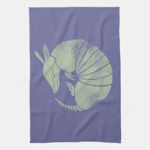 Vintage Armadillo Tea Towel