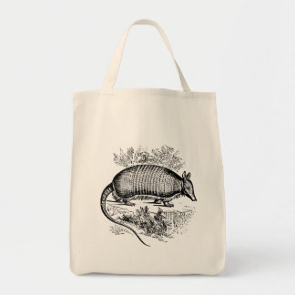 Vintage Armadillo Tote Bag Grocery Tote