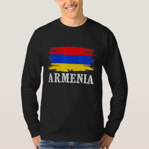 Vintage Armenia Flag I Love Armenia T-Shirt