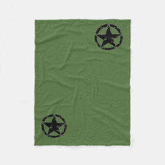Vintage Army Star Blanket