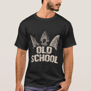 Vintage Arrowhead Hunting Old School Archery Arrow T-Shirt