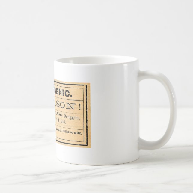 Vintage Arsenic Poison Label Mug (Right)