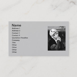 Vintage Art Business Card