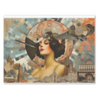 Vintage Art Deco 1920s  Decoupage
