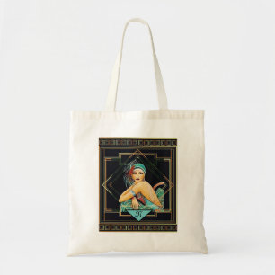 Vintage Art Deco 1920s style flapper tote