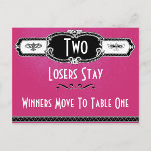Vintage Art Deco Bunco Table Card #2
