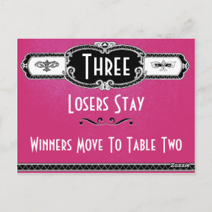 Vintage Art Deco Bunco Table Card #3