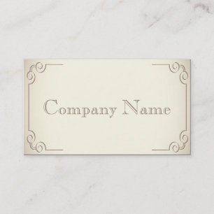 Vintage Art Deco Business Card