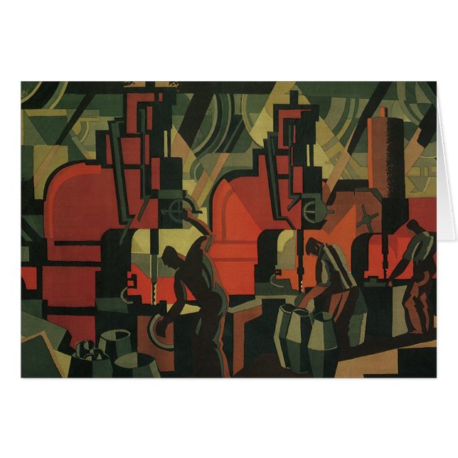 Vintage Art Deco Business Industrial Manufacturing (Front Horizontal)