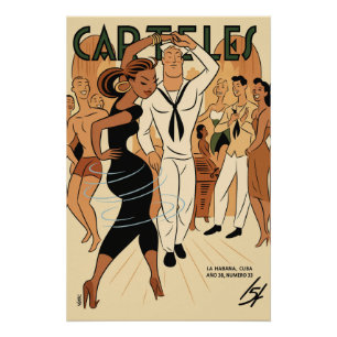 Vintage Art Deco - Carteles -Dancing Poster