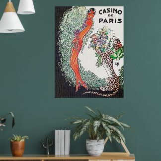 Vintage Art Deco Casino de Paris French Poster