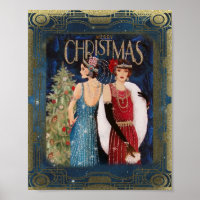 Vintage Art Deco Christmas Women