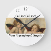Vintage Art deco Clock with Raffaello's Angels