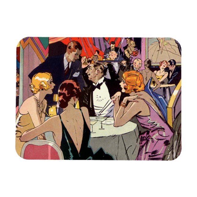Vintage Art Deco Cocktail Party at Nightclub Magnet (Horizontal)