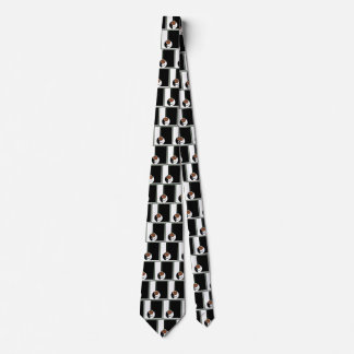 Vintage Art Deco, Cup of Coffee with Steam Tie