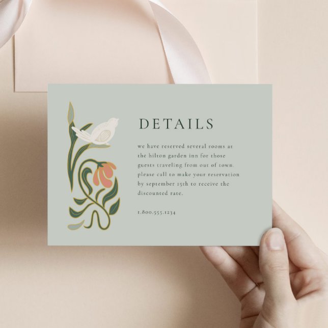 Vintage Art Deco Details Enclosure Card (Creator Uploaded)