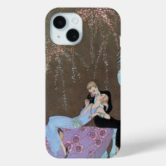 Vintage Art Deco Fireworks Le Feu, George Barbier iPhone 15 Case