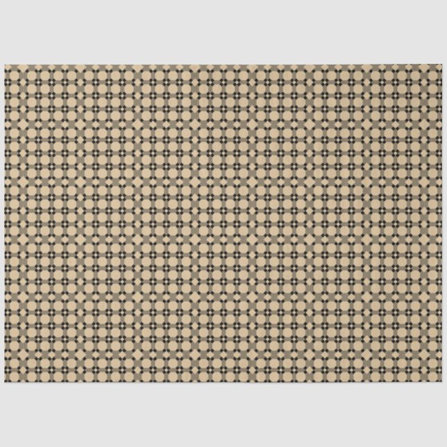 Vintage Art Deco Gold Pattern Decoupage Tissue Paper (Front)