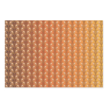 Vintage art deco gold peacock feather pattern