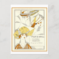 Vintage Art Deco Hat Advertisement
