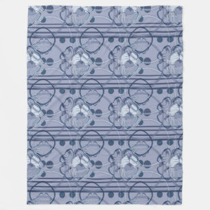Vintage ART DECO I + your Ideas Fleece Blanket