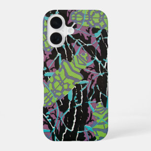 Vintage Art Deco Jazz Pochoir Beetles in Garden iPhone 16 Case