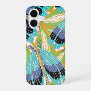 Vintage Art Deco Jazz Pochoir Garden Bugs Insects iPhone 16 Case