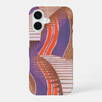Vintage Art Deco Jazz Pochoir Stair Step Pattern