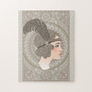 Vintage Art Deco Jigsaw Puzzle