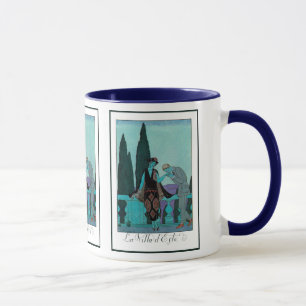 Vintage Art Deco La Villa d'Este by George Barbier Mug