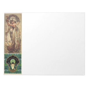 Vintage Art Deco Ladies Notepad