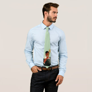 Vintage Art Deco Man, Cold Drinks in the Summer Tie