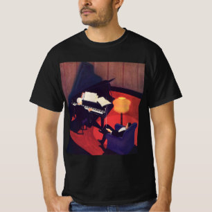 Vintage Art Deco Music Lounge Piano Player Pianist T-Shirt