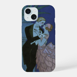 Vintage Art Deco Newlyweds, Oui by George Barbier iPhone 15 Case