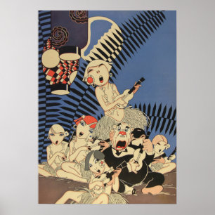 Vintage Art Deco - Para Todos - Lūʻau Poster