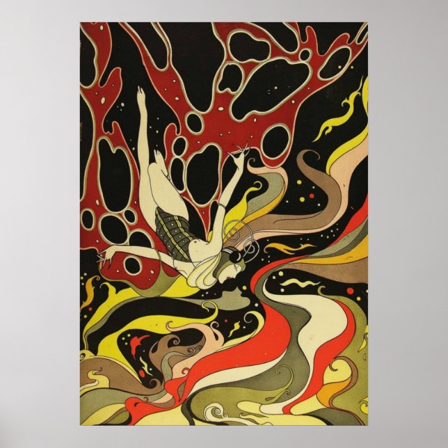 Vintage Art Deco - Para Todos - Psychedelic Water Poster (Front)