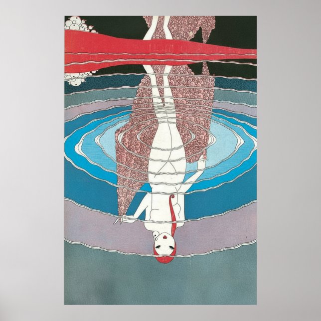 Vintage Art Deco - Para Todos - Reflection Poster (Front)