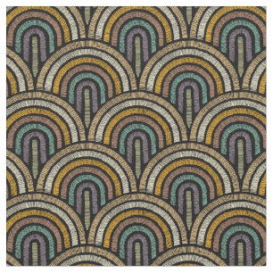 Vintage Art Deco Pattern Fabric
