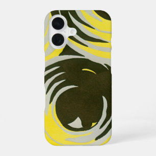 Vintage Art Deco Pochoir Jazz Geometric Circles iPhone 16 Case