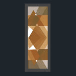 Vintage Art Deco Pochoir Jazz Tan Geometric Shapes Poster<br><div class="desc">Vintage illustration art deco jazz pochoir geometric wallpaper pattern by Edouard Benedictus. Pochoir is a stencil technique common in surrealism paintings. An elegant and chic cubism design featuring triangles, diamonds, polygons, geometric shapes and neutral colours in warm tones colours of browns, greys, beige and tans. A modern and sophisticated design...</div>