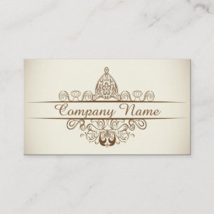 Vintage Art Deco Restaurant Business Card