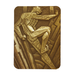 Vintage Art Deco Sculpture Magnet