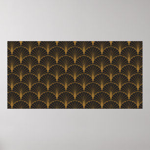 Vintage Art Deco Seamless Pattern. Geometric decor