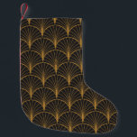 Vintage Art Deco Seamless Pattern. Geometric decor Small Christmas Stocking<br><div class="desc">Vintage Art Deco Seamless Pattern. Geometric decorative with circles texture. Retro background.</div>